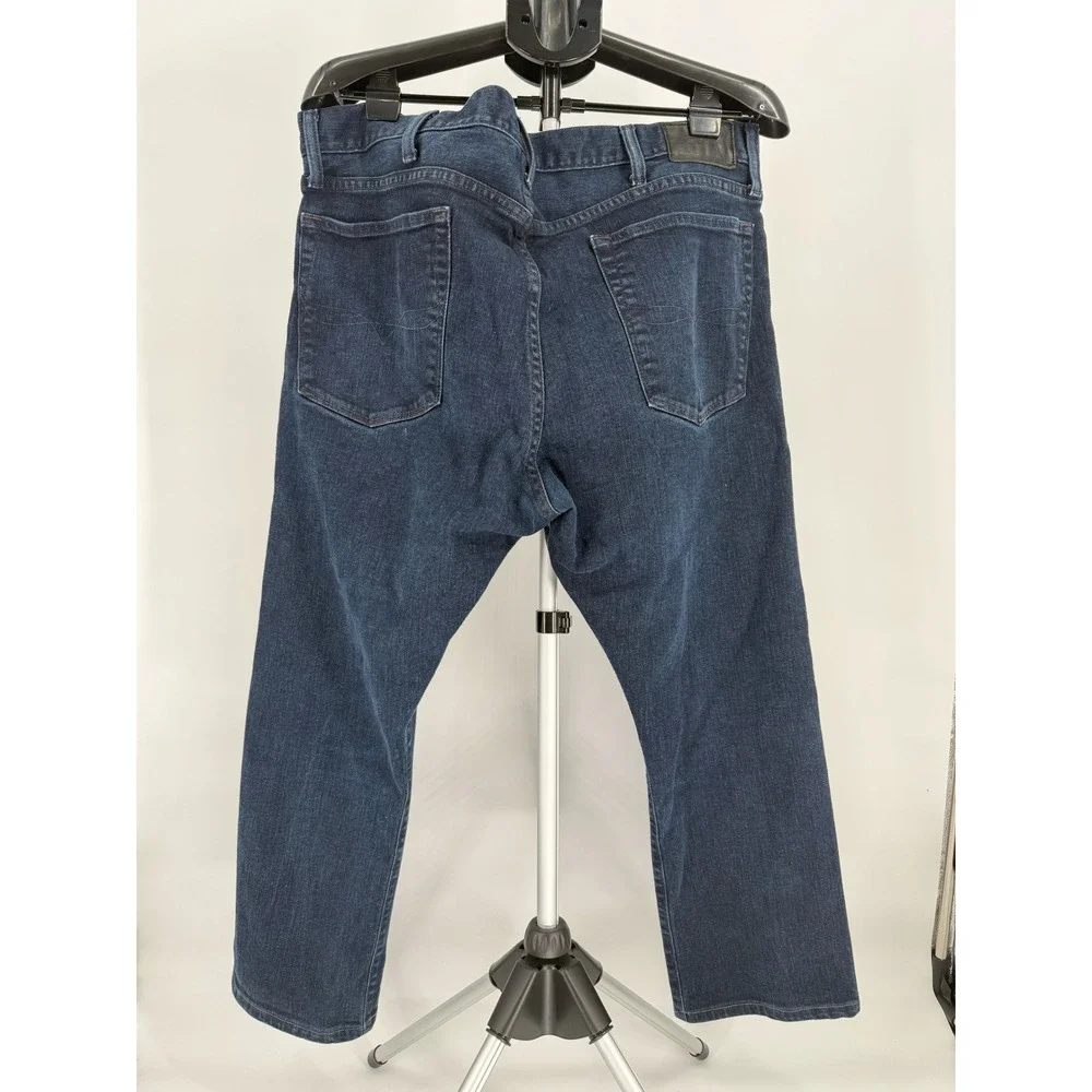 Polo Ralph Lauren Hampton Relaxed Straight Jeans Mens 40x30 Dark Wash Blue Denim - Picture 3 of 7